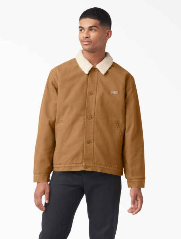 TARJOUS!! Dickies DUCK CANVAS DECK JACKET SW BROWN DUCK