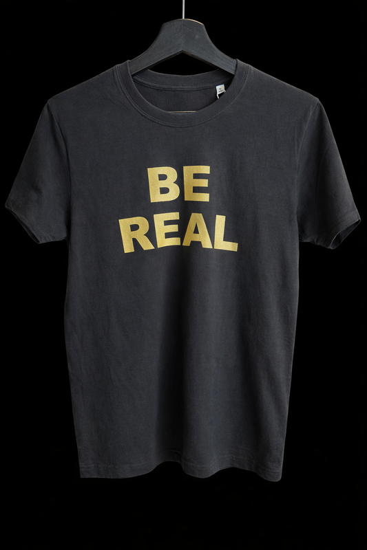BE REAL - T- PAITA miesten