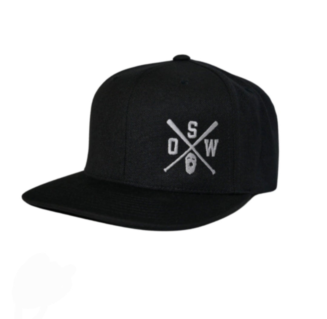 HKL GREY SNAPBACK, Lippis, Musta