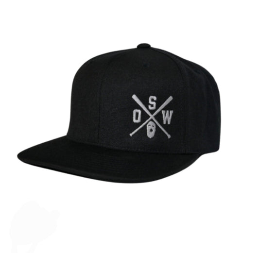 HKL GREY SNAPBACK, Lippis, Musta